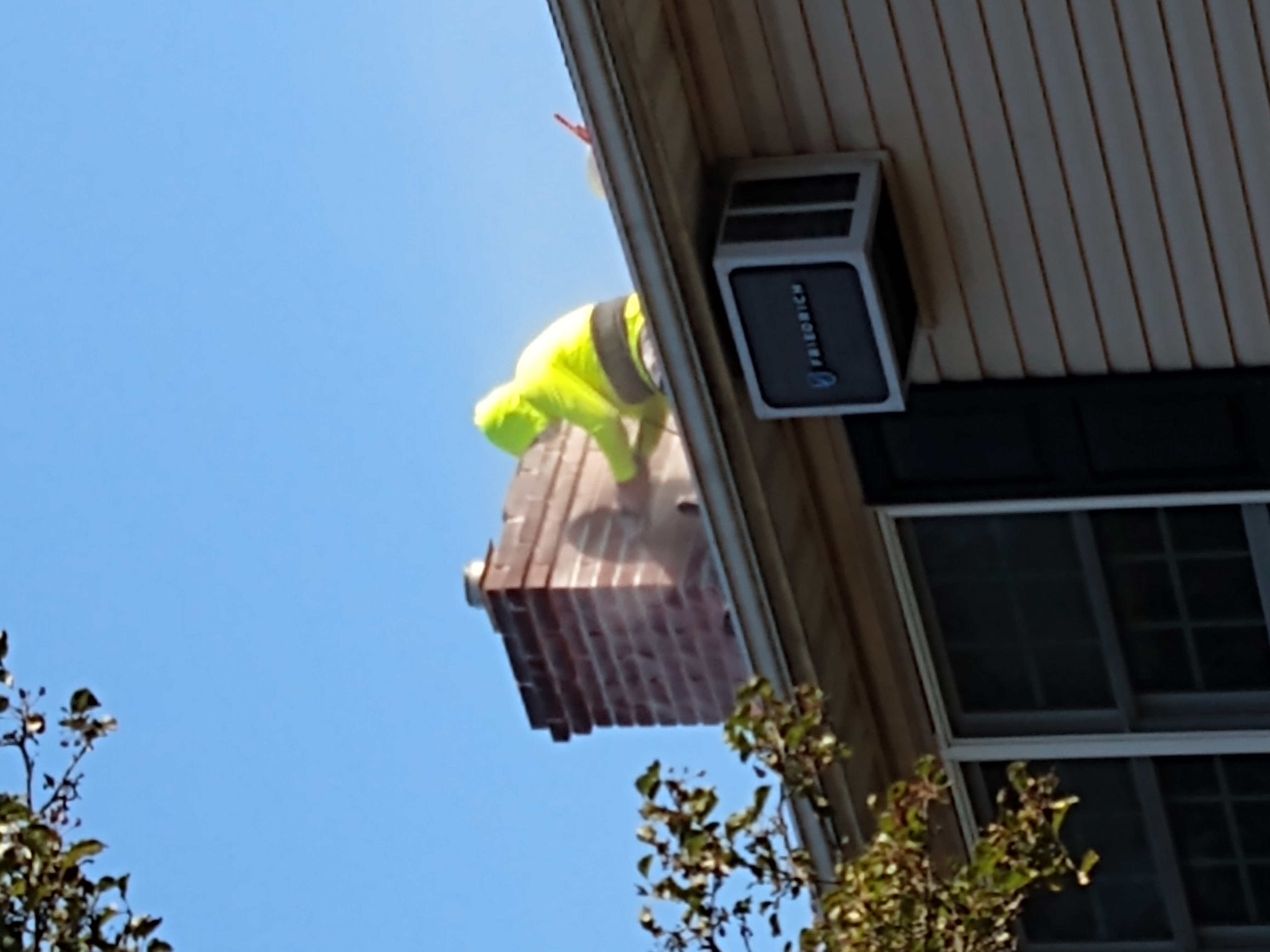 Chimney tuckpointing and mortar repair in Baldwin, New York