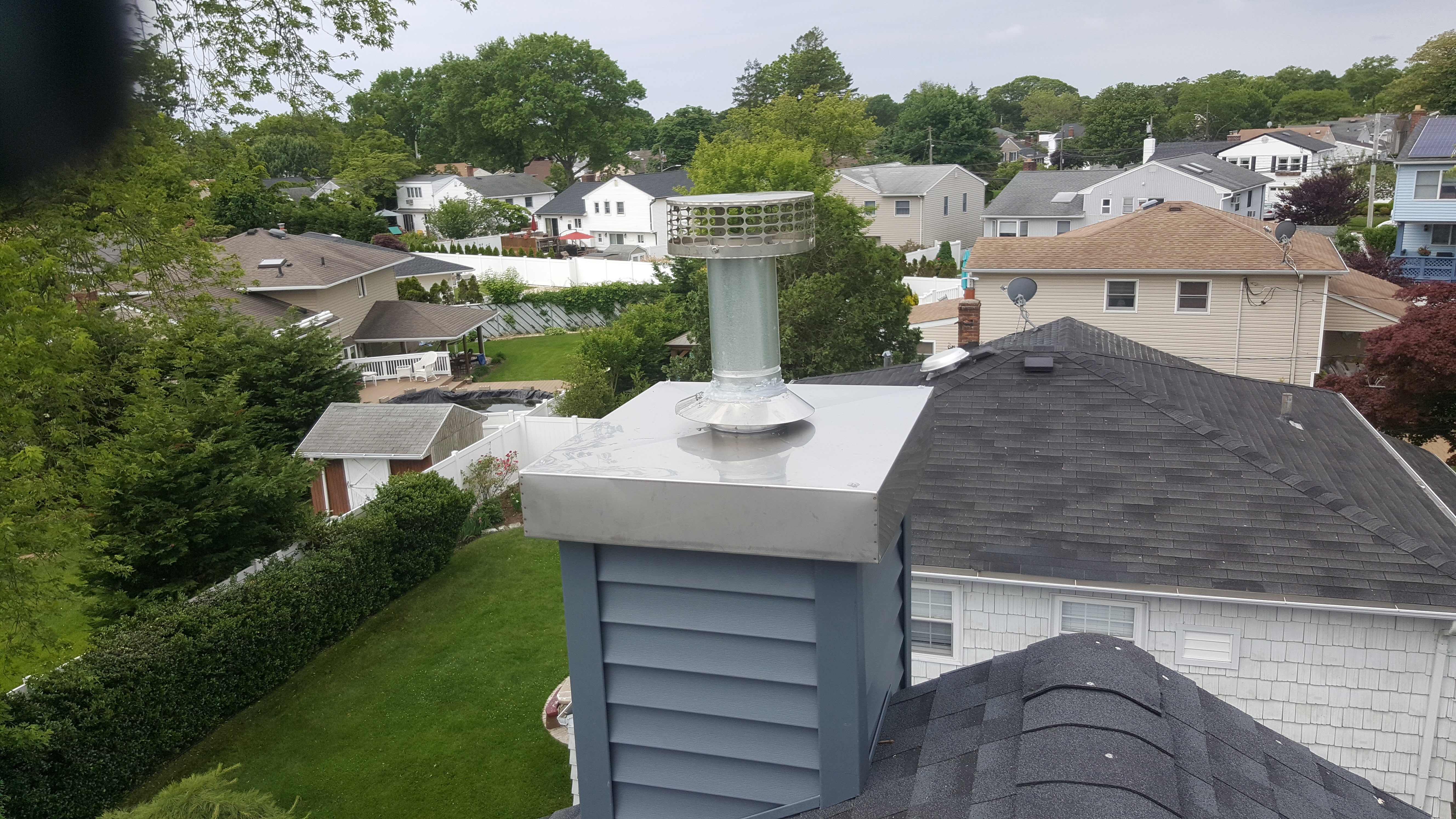 Energy-saving top sealing damper installed in Baldwin, New York